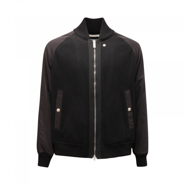 6647AQ giubbotto bomber uomo PAOLO PECORA man wool blend jacket