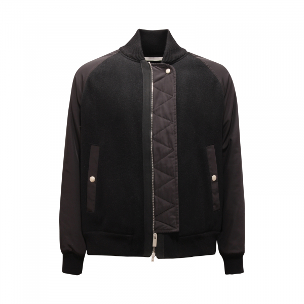 6647AQ giubbotto bomber uomo PAOLO PECORA man wool blend jacket