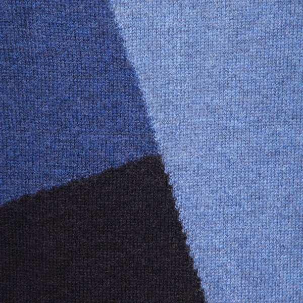 6657AQ maglione uomo FERRANTE man wool sweater blue