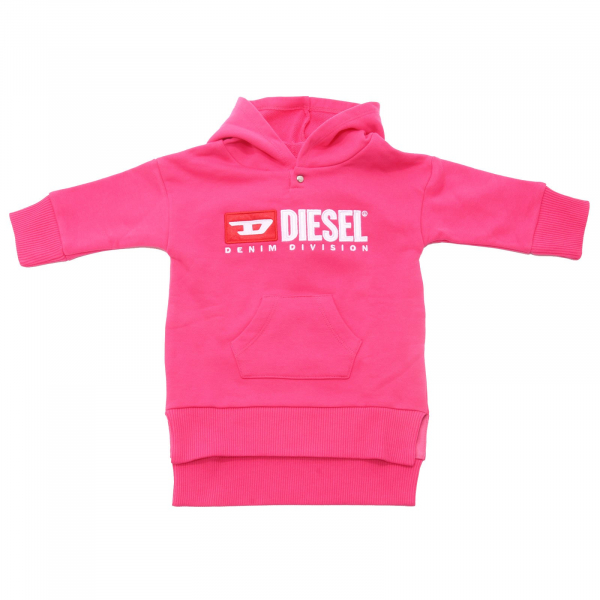 6662AC abito bimba GIRL DIESEL fuchsia dress kid