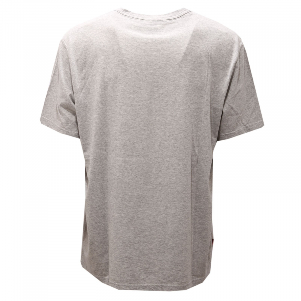 6668AF maglia uomo WOOLRICH grey melange cotton t-shirt men