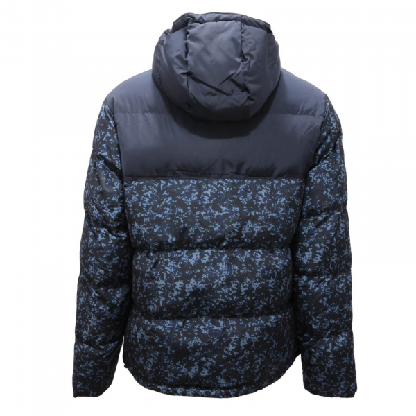 6673AI giubbotto uomo LYLE&SCOTT EARTH PRINT man padded jacket blue