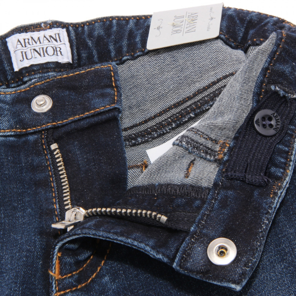 6674U jeans bimba ARMANI JUNIOR blu denim pant trouser kid