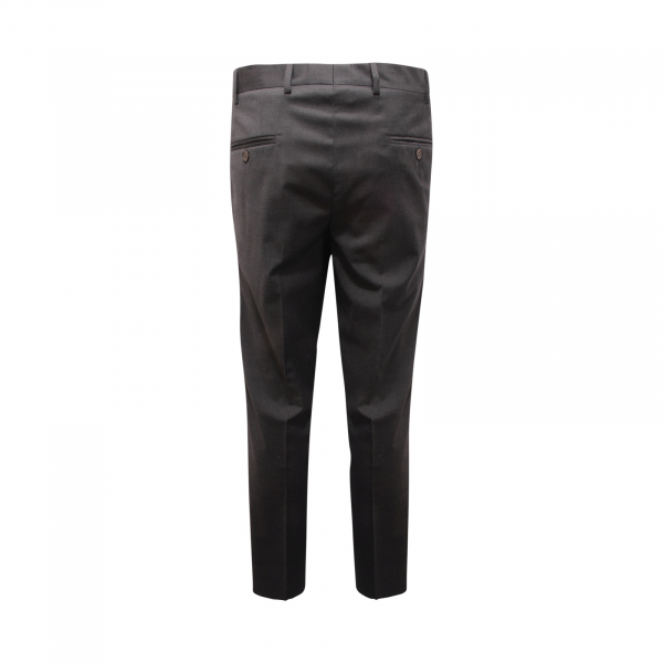 6676AV PANTALONE UOMO CAESAR MAN WOOL BLEND TROUSERS GREY