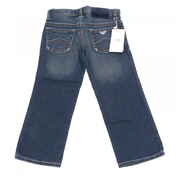 6683U jeans bimba ARMANI JUNIOR blu denim pant trouser kid