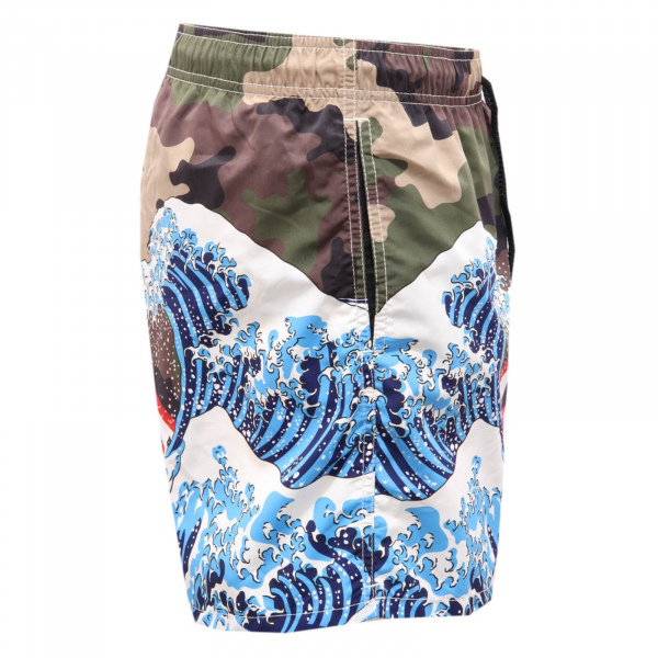 6684AH costume boxer uomo MC2 SAINT BARTH camouflage beachwear man