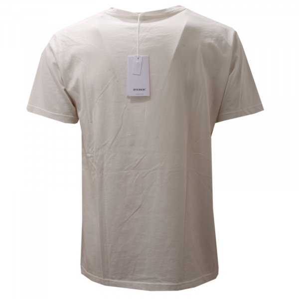 6689AE maglia uomo OFFICINA36 off white cotton t-shirt man