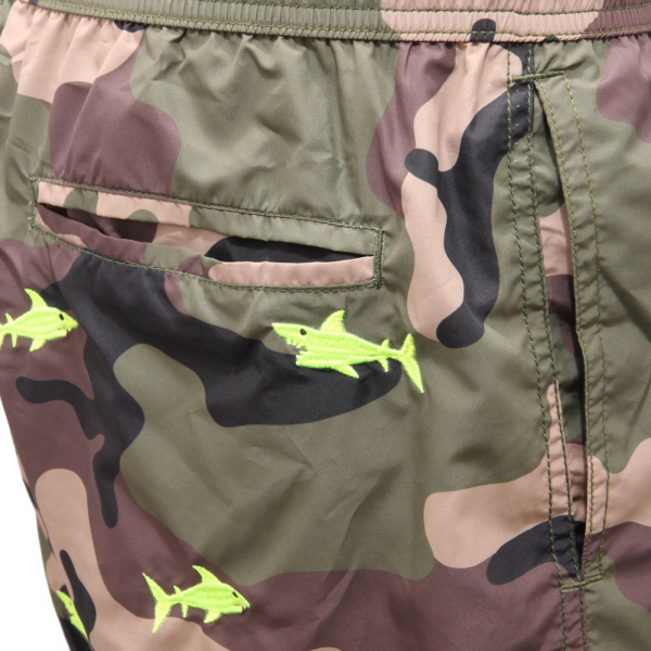 6691AH costume uomo MC2 SAINT BARTH camouflage beachwear man