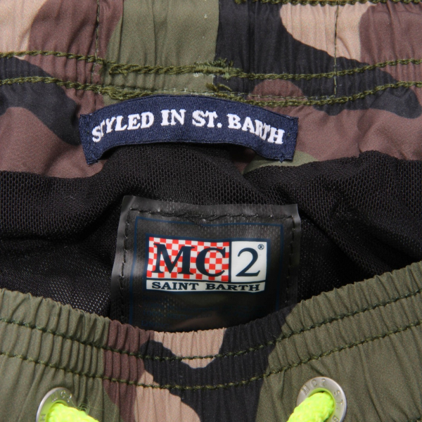 6691AH costume uomo MC2 SAINT BARTH camouflage beachwear man