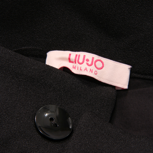 6698AZ PANTALONE BIMBA LIU JO KIDS GIRL TROUSERS BLACK
