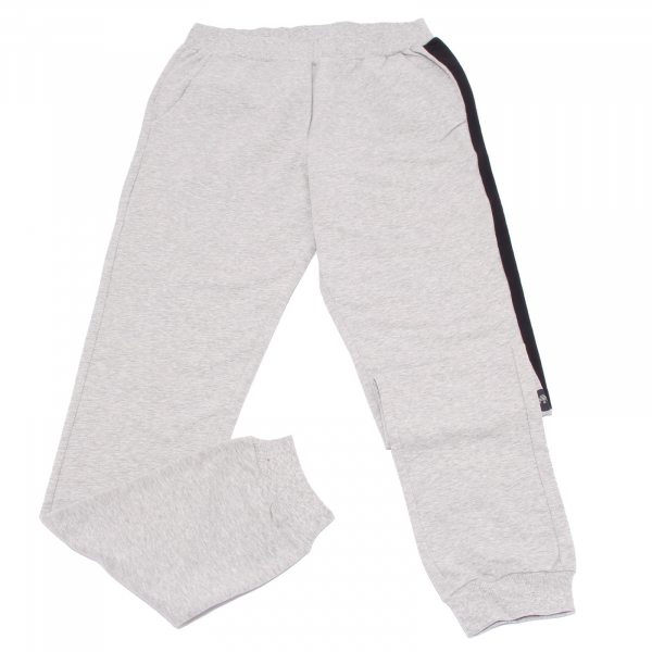 6698U pantalone tuta bimbo ARMANI JUNIOR grey tracksuit pant kid