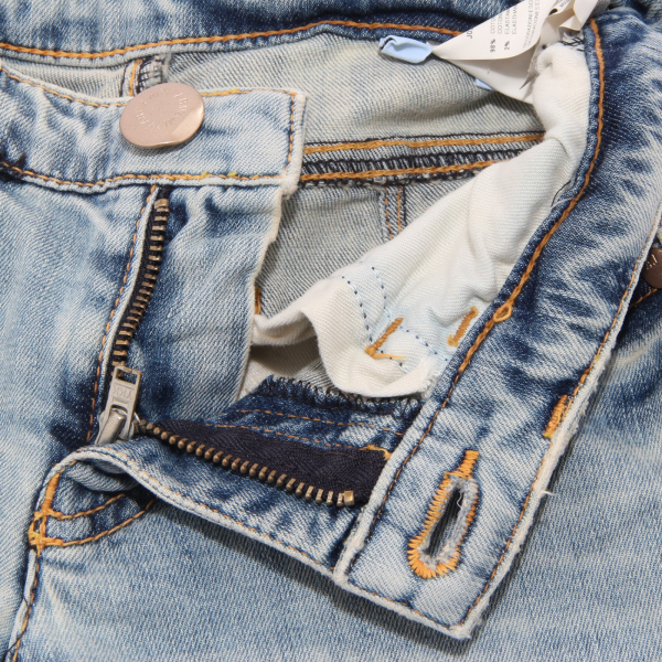 6704U jeans bimba ARMANI JUNIOR azzurro denim pant trouser kid
