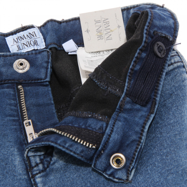 6710U jeans bimba strech ARMANI JUNIOR blu denim pant trouser kid