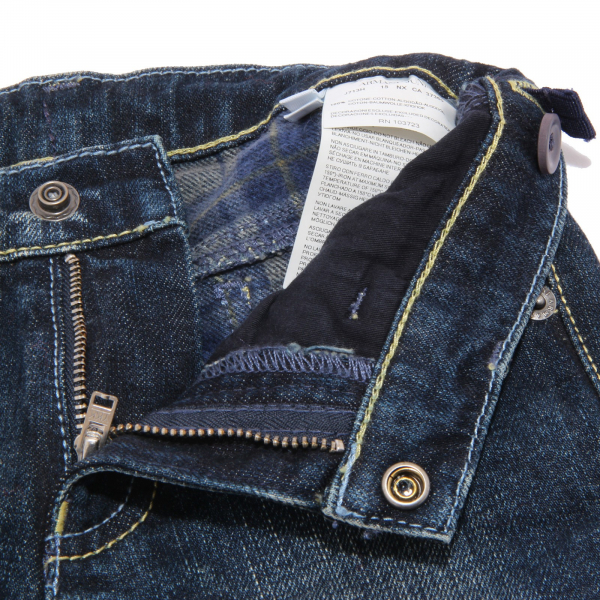 6714U jeans bimbo ARMANI JUNIOR blu denim trouser pant kid