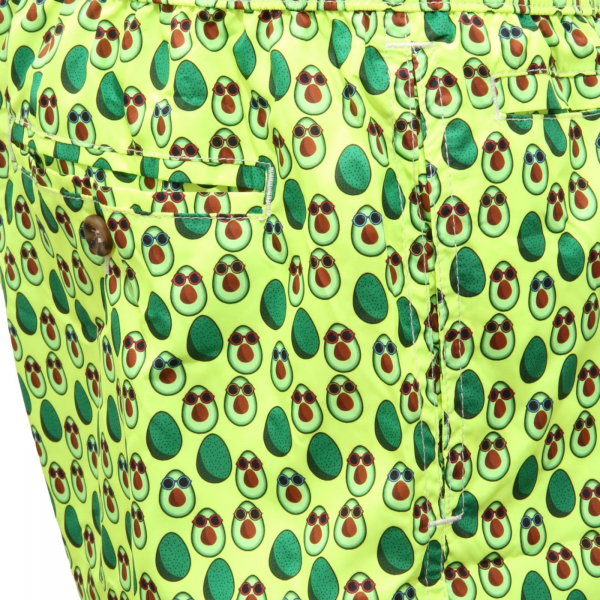 6721AH costume boxer uomo MC2 SAINT BARTH fluo green beachwear man