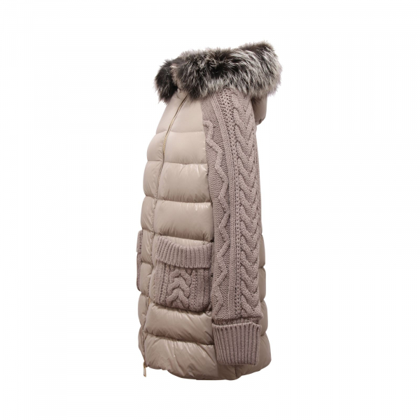 6725AZ PIUMINO grigio DONNA VIOLANTI AVENUE WOMAN DOWN JACKET