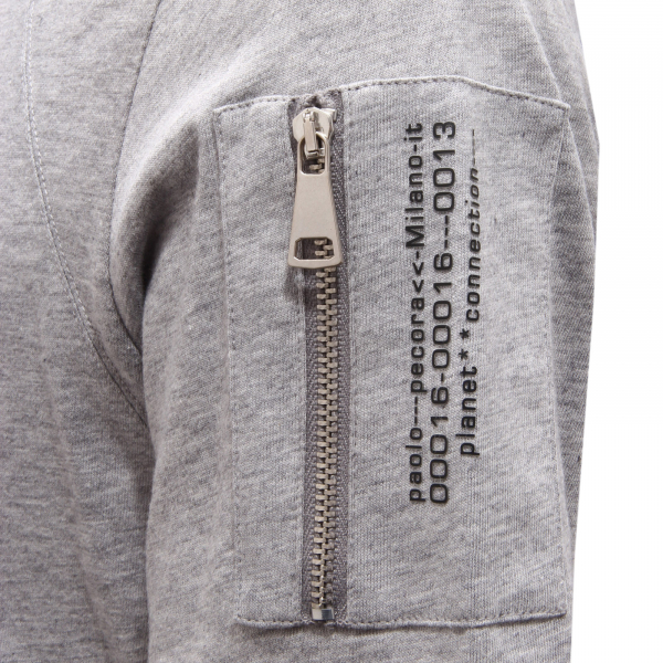 6734AG maglia uomo PAOLO PECORA grey cotton t-shirt man