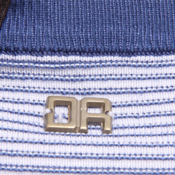 6748S maglione bimbo DANIELE ALESSANDRINI AZULON blu/bianco sweater kid