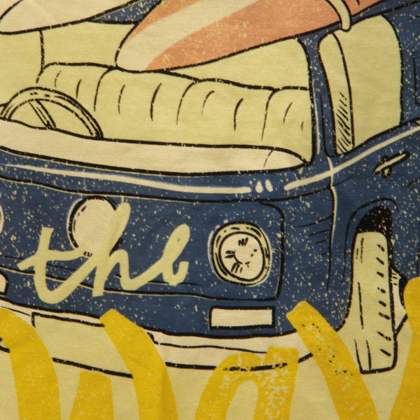 6765AE maglia uomo RICHFIELD yellow printed cotton t-shirt man