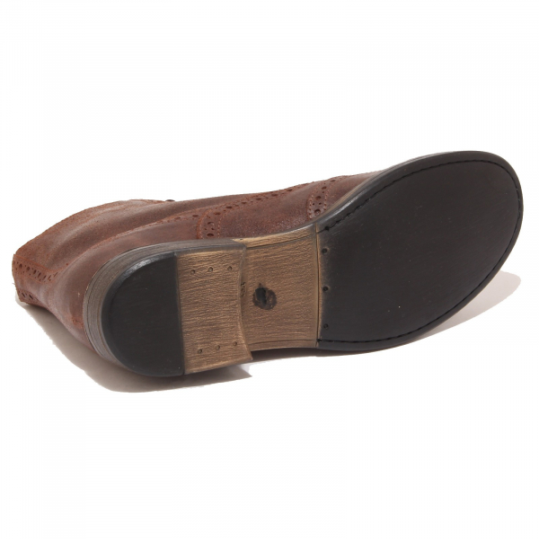 6779P anfibio EMANUELE MONTI marrone bruciato stivaletto donna boot woman