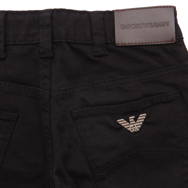 6793AC jeans bimbo BOY EMPORIO ARMANI pantalone black trouser kid
