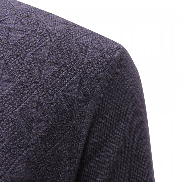 6802AQ maglione uomo BOB BRAID man wool sweater blue