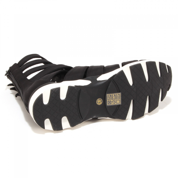 6814O sandalo JEFFREY CAMPBELL ceres nero scarpa donna shoe woman