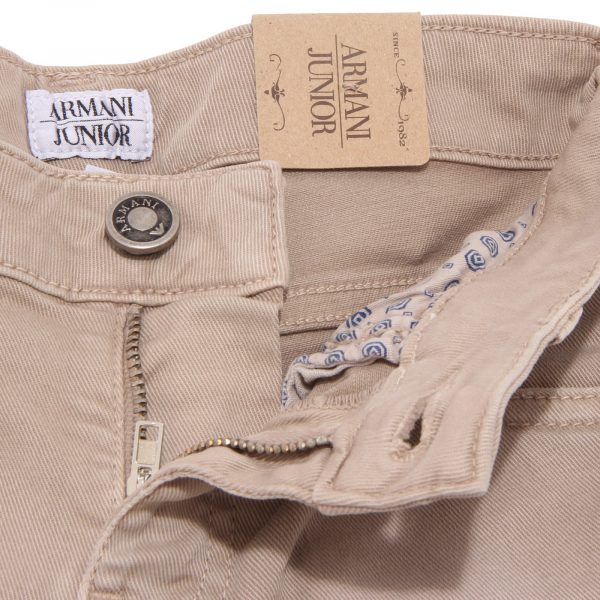 6826S pantalone bimbo beige ARMANI JUNIOR pant kid