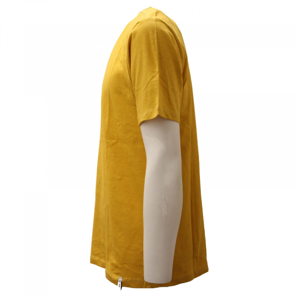 6832AE maglia uomo OFFICINA36 yellow slub cotton/linen t-shirt man