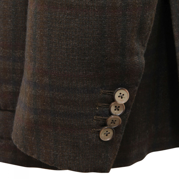 6836AZ GIACCA UOMO SANTANIELLO MAN WOOL BLEND JACKET GREEN