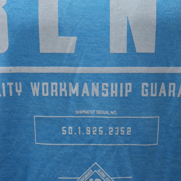 6845AE maglia uomo BLEND turquoise melange printed t-shirt man