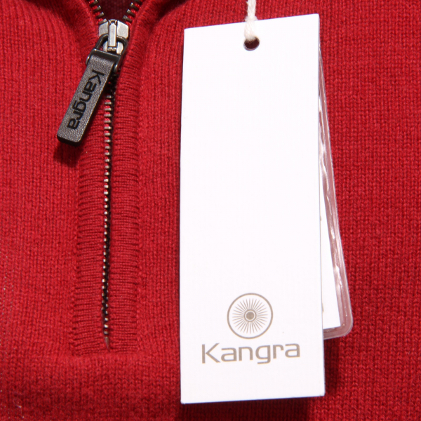 6855V maglione lana uomo KANGRA red sweater men