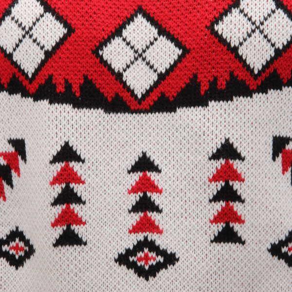 6897AG maglione uomo IMPERIAL off white/black/red sweater man
