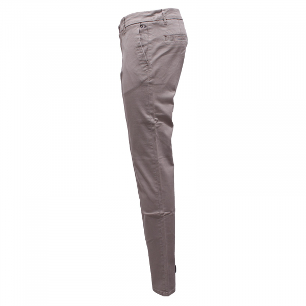 6906Y pantalone 4 tasche donna light grey SUN 68 delave' trouser woman