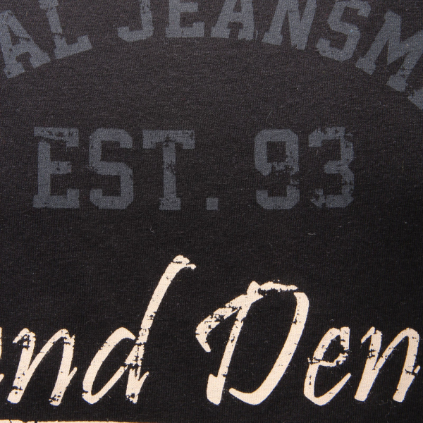 6934AE maglia uomo BLEND black printed cotton t-shirt man