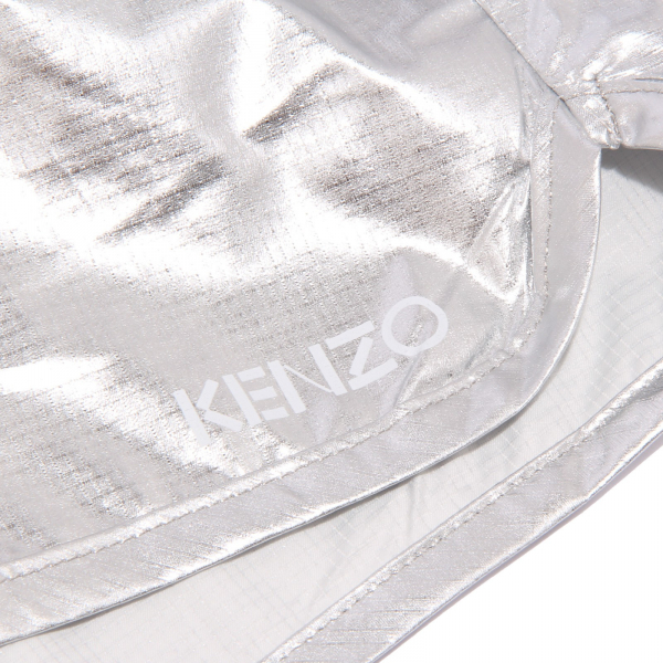 6942K bermuda bimba GIRL KENZO KIDS silver shorts