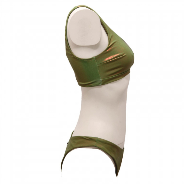 6946AI bikini donna MATINEE BY CHIARA BIASI woman beachwear laminated green