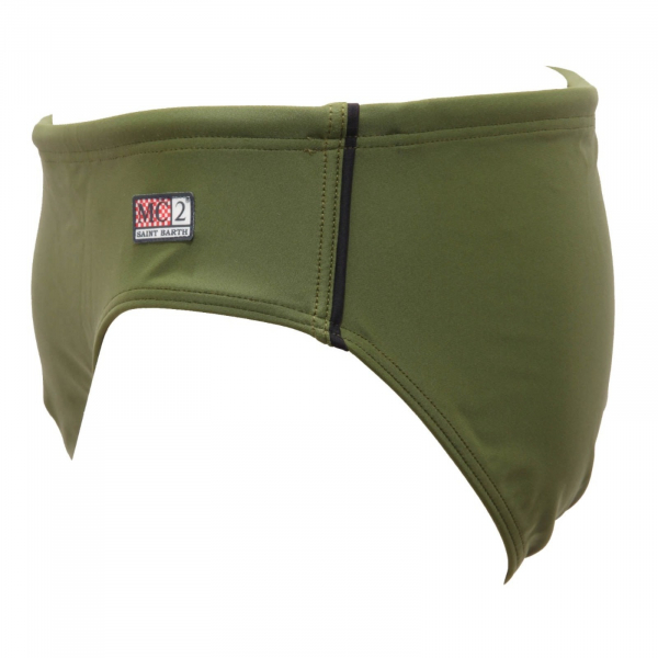 6966AH costume uomo MC2 SAINT BARTH green beachwear men