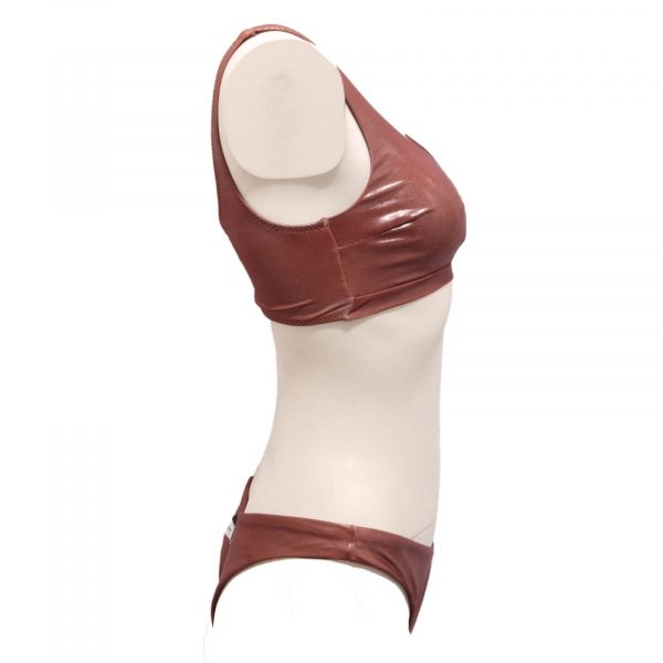 6968AI bikini donna MATINEE BY CHIARA BIASI woman beachwear laminated brown
