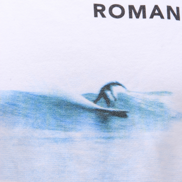7017AG  maglia uomo EDMMOND STUDIOS off white printed cotton t-shirt man