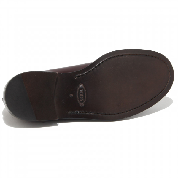 7023N scarpa uomo TOD'S DERBY bordeaux shoes man