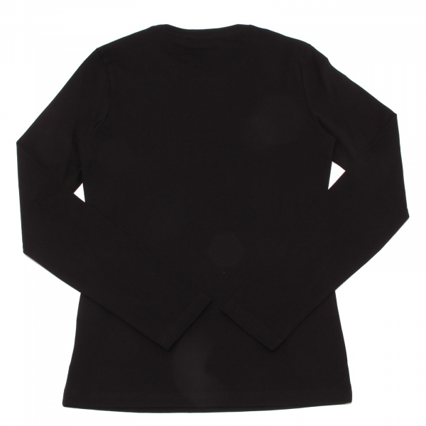 7025O maglia nera bimba DSQUARED2 cotone  maglie t-shirts kids