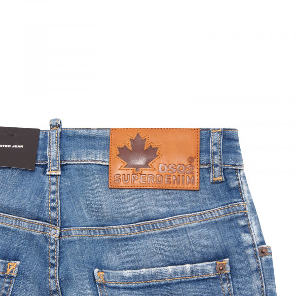 7063AP jeans bimbo DSQUARED2 SKATER JEAN boy kid denim trousers