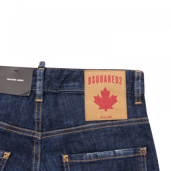 7070AP jeans bimbo DSQUARED2 SKATER JEAN boy kid denim trousers