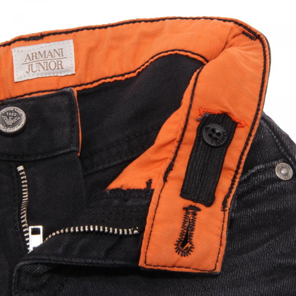 7072S jeans bimbo ARMANI JUNIOR nero pantalone trouser kid