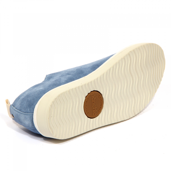 7088AG sneaker donna PÀNCHIC light blue suede shoe woman