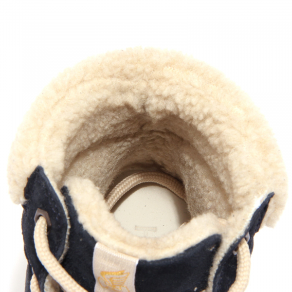7103K sneaker donna blue HOGAN H394 eco fur inside stained sole shoe woman
