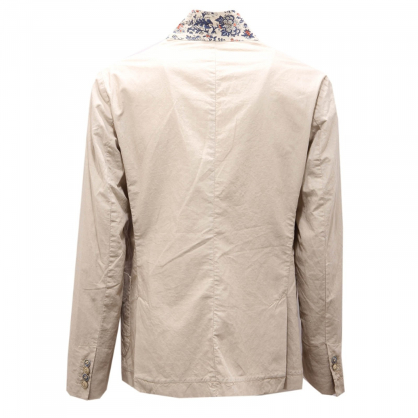 7108AH giacca uomo BOB off white cotton/linen jacket man