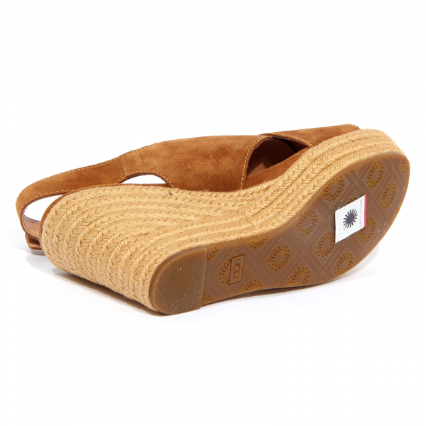 7118AG sandalo donna UGG HARLOW beige suede shoe woman