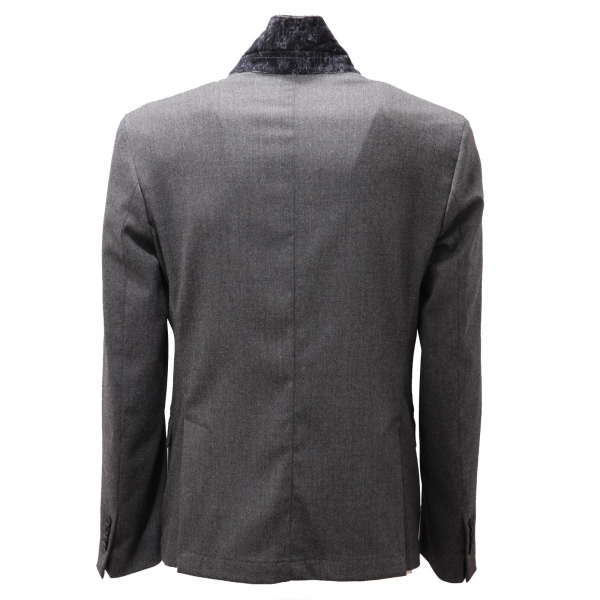 7137AD giacca uomo MESSAGERIE grey wool blend jacket men